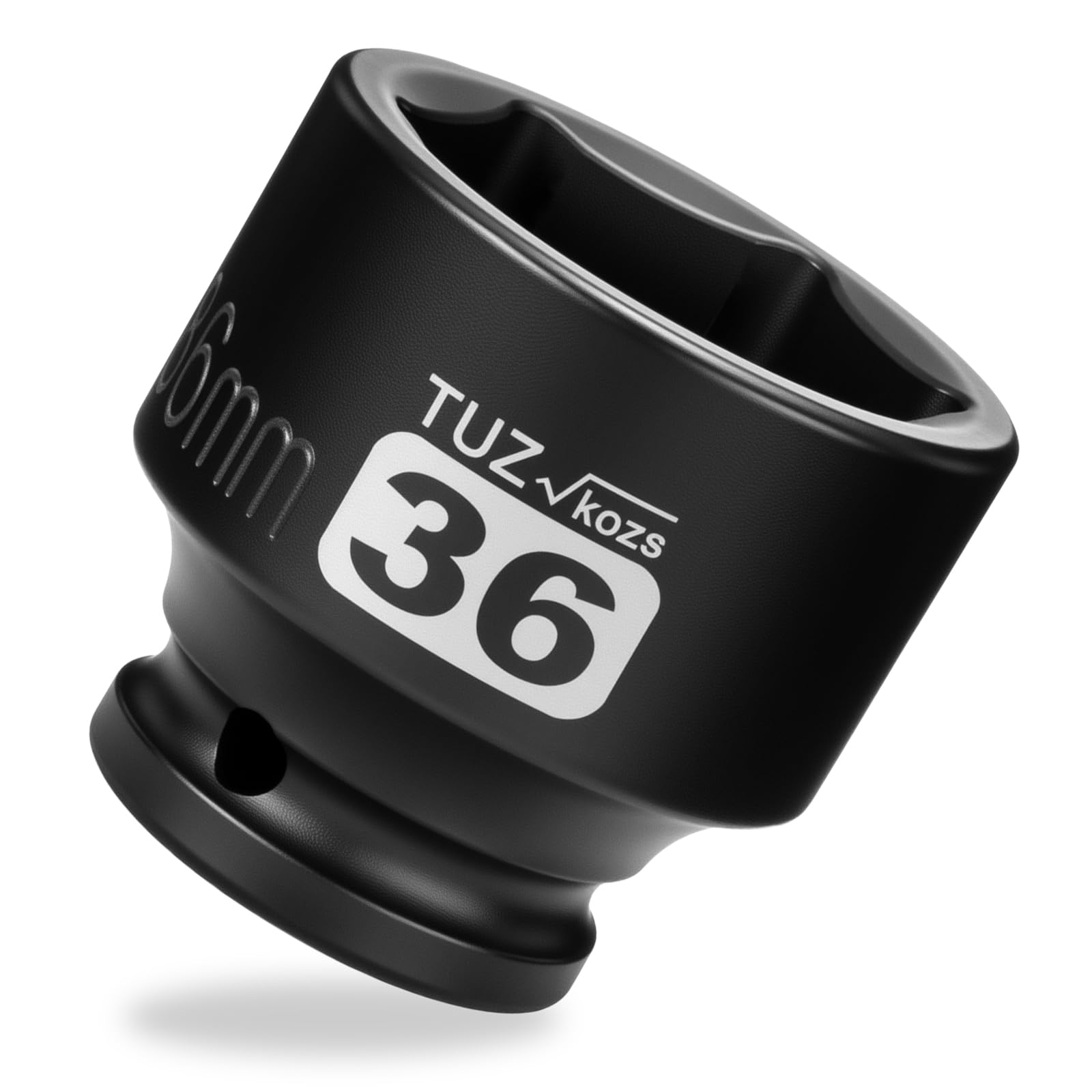 TUZkozs 1/2 Inch Drive 36mm Shallow Metric Impact Socket,CR-MO,6